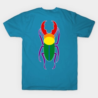 Rainbow Flag Beetle T-Shirt